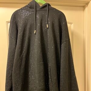 Dsquared2 Crystal Hoodie Black Size Large